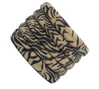 Estetica Animale Stampa Scrunchies Elastico Capelli Corda Set Di 5 Capelli Francesi Elastico Assorbente Capelli Tie Per Dopo Il Bagno Uso