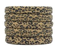 Estetica Animale Stampa Scrunchies Elastico Capelli Corda Set Di 5 Capelli Francesi Elastico Assorbente Capelli Tie Per Dopo Il Bagno Uso