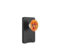 Estetica Arancione Aura Ibisco Fiore Tigre Giglio Estate PopSockets PopWallet per MagSafe