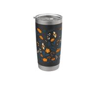 Estetica botanica della natura del giardino delle api Bicchiere termico in acciaio inox doppia parete
