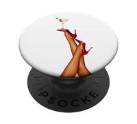 Estetica Costiera Cocktail Martini Girly PopSockets PopGrip Adesivo