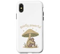 Estetica del cozycore di salute mentale introverso silenziosamente potente Custodia per iPhone X/XS