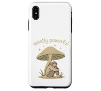 Estetica del cozycore di salute mentale introverso silenziosamente potente Custodia per iPhone XS Max