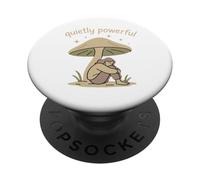 Estetica del cozycore di salute mentale introverso silenziosamente potente PopSockets PopGrip Adesivo