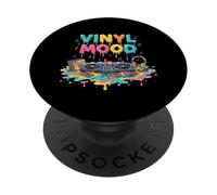 Estetica Del Giradischi Per Dj In Vinile Retro Mood Cassette PopSockets PopGrip Adesivo
