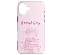 Estetica di lettura retrò di Bookish Girly Custodia per iPhone 16 Plus