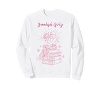 Estetica di Lettura retrò di Bookish Girly Felpa