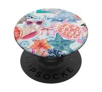 Estetica Estate Europea Italiano Collage Cocktail Preppy PopSockets PopGrip Adesivo