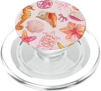 Estetica europea del collage di cocktail preppy talian estivo PopSockets PopGrip per MagSafe