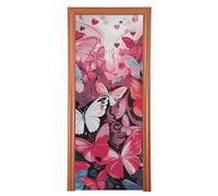 Estetica Farfalla Carino Copertura Della Porta Anteriore 91,4 x 248,9 cm Banner Porta Pasquale Forniture Per Feste Per Feste L