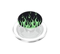 Estetica Fiamme Nere e Stampa Verde PopSockets PopGrip per MagSafe