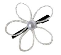Estetica Fiore Hairpin Duckbill Clip Mollette Francese Side Pin Lady Perle Artificiali Hairclip Hair Styling Accessorio