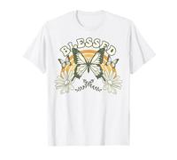 Estetica Floreale Arcobaleno Farfalla Benedetta Maglietta