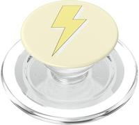 Estetica Giallo Pastello Fulmine Bolt PopSockets PopGrip per MagSafe