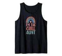 Estetica I'm The Chill Aunt Boho Rainbow Heart Canotta