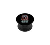 Estetica I'm The Crafty Aunt Boho Rainbow Heart PopSockets PopGrip Adesivo