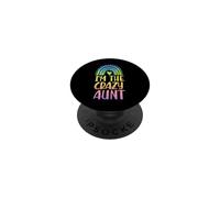 Estetica I'm The Crazy Aunt Boho Rainbow Heart PopSockets PopGrip Adesivo