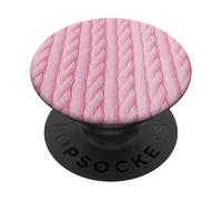 Estetica invernale del modello della stampa del cavo rosa molle del bambino PopSockets PopGrip Adesivo