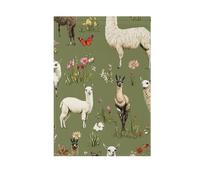 Estetica Llama Verde bandiere & banner all'aperto bandiere & banner all'aperto per la decorazione del cortile 28x40 double sided