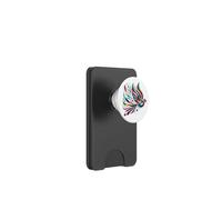 Estetica moderna variopinta astratta vibrante della piuma PopSockets PopWallet per MagSafe