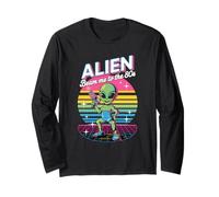 Estetica retrò Anni '80 Alieno Maglia a Manica