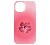 Estetica Rosa Aura Rosa Gradiente Ibisco Carino Estate Custodia per iPhone 15