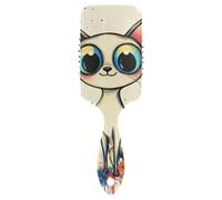 Estetica Siamese Cat spazzola antistatica capelli per le donne nere Progettato bagnato asciutto spazzola per capelli bagnati con manico ergonomico cepillo para cabello rizado