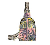 Estetica tropicale alla moda della borsa di atmosfera estiva per la donna impermeabile marsupio marsupio per escursioni