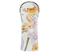 Estetico Corn Snake Rettile Golf Head Covers Cuoio dell'unità di elaborazione con il numero di etichetta per il driver Fairway Wood Hybrids