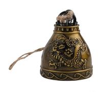 Estetico metallo rame Wind Chimes con campane creare un ambiente rilassante nel vostro spazio (drago)