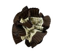 Estetico Pizzo Strappato Elastico Doppio Strato Corda Per Capelli Festa Di Nozze Corde Per Capelli Grandi Panini Capelli Per Evento Formale