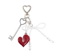 Estetico Portachiavi Borsa Borsa Zaino Ciondolo Incantesimi Cuore Archi Chiavi Auto Magiche Portachiavi Per Le Donne Ragazze Sacchetto Ciondolo Fascino, d