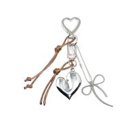 Estetico Portachiavi Borsa Borsa Zaino Ciondolo Incantesimi Cuore Archi Chiavi Auto Magiche Portachiavi Per Le Donne Ragazze Sacchetto Ciondolo Fascino, b