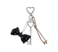 Estetico Portachiavi Borsa Borsa Zaino Ciondolo Incantesimi Cuore Archi Chiavi Auto Magiche Portachiavi Per Le Donne Ragazze Sacchetto Ciondolo Fascino, c