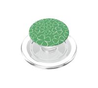 Estetico Quadrifoglio Modello Trifoglio Verde Irlandese PopSockets PopGrip per MagSafe