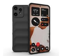 ESTH Cover Silicone Liquido per Nothing CMF Phone 2 Pro con Protezione Anti-Germi e Fodera in Microfibra, Custodia in Silicone a Antiurto, Nero