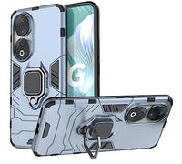 ESTH® Custodia per Honor 90 con 360° Rotante Staffa, [Compatibile con Supporto Magnetico per Auto], Cover Paraurti PC + TPU, Blu