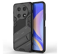 ESTH® Custodia per Huawei nova Y90 con Supporto [Compatibile con Supporto Magnetico per Auto] Cover Paraurti PC + TPU, Nero