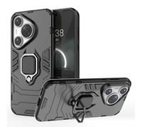 ESTH® Custodia per Huawei Pura 70 Pro/Pura 70 Pro+ con 360° Rotante Staffa, [Compatibile con Supporto Magnetico per Auto], Cover Paraurti PC + TPU, Nero