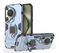 ESTH® Custodia per Huawei Pura 70 Ultra con 360° Rotante Staffa, [Compatibile con Supporto Magnetico per Auto], Cover Paraurti PC + TPU, Blu