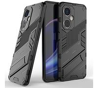 ESTH® Custodia per OnePlus Nord CE 3 Lite 5G/Nord N30 5G con Supporto [Compatibile con Supporto Magnetico per Auto] Cover Paraurti PC + TPU, Nero