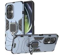 ESTH® Custodia per OnePlus Nord CE3 5G/Oppo K11 con 360° Rotante Staffa, [Compatibile con Supporto Magnetico per Auto], Cover Paraurti PC + TPU, Blu