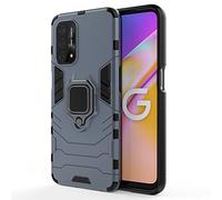 ESTH® Custodia per OnePlus Nord N200 5G con 360° Rotante Staffa, [Compatibile con Supporto Magnetico per Auto], Cover Paraurti PC + TPU, Blu