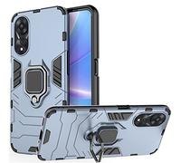 ESTH® Custodia per Oppo A78 5G/A58x 5G/A58 5G con 360° Rotante Staffa, [Compatibile con Supporto Magnetico per Auto], Cover Paraurti PC + TPU, Blu