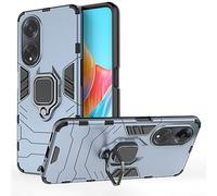 ESTH® Custodia per Oppo A98 5G con 360° Rotante Staffa, [Compatibile con Supporto Magnetico per Auto], Cover Paraurti PC + TPU, Blu