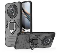 ESTH® Custodia per Realme 11 Pro/Realme 11 Pro Plus con 360° Rotante Staffa, [Compatibile con Supporto Magnetico per Auto], Cover Paraurti PC + TPU, Nero