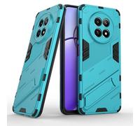 ESTH® Custodia per Realme 12 5G/Realme 12x 5G con Supporto [Compatibile con Supporto Magnetico per Auto] Cover Paraurti PC + TPU, Blu