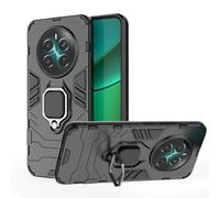 ESTH® Custodia per Realme 12 Plus 5G con 360° Rotante Staffa, [Compatibile con Supporto Magnetico per Auto], Cover Paraurti PC + TPU, Nero