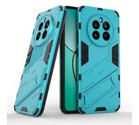 ESTH® Custodia per Realme 12 Plus 5G con Supporto [Compatibile con Supporto Magnetico per Auto] Cover Paraurti PC + TPU, Blu