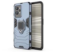 ESTH® Custodia per Realme GT2 Pro 5G con 360° Rotante Staffa, [Compatibile con Supporto Magnetico per Auto], Cover Paraurti PC + TPU, Blu